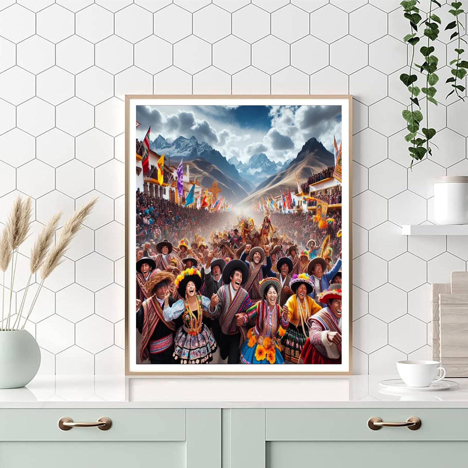 Fiesta De La Virgen De La Candelaria - Puno Paint By Numbers