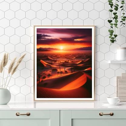 Desert Sunset Reverie Paint By Number