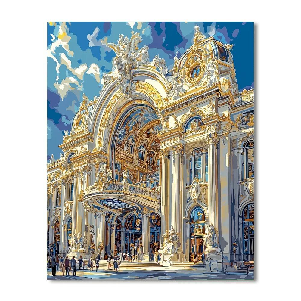 Palacio De Bellas Artes - Mexico City Paint By Number