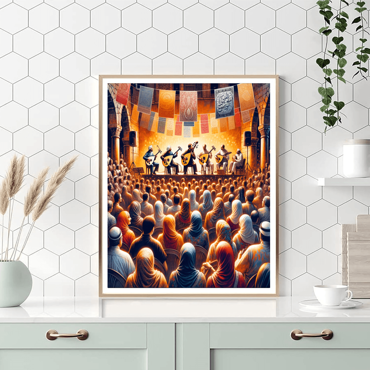 Oud Festival - Lebanon DIY Paint By NumbersOud Festival - Lebanon - DIY Painting By Numbers Kit - Image 6