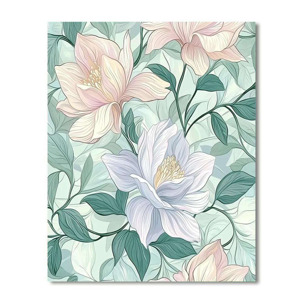 Alphonse Mucha Inspired Petal Dreams  Painting Number Kit