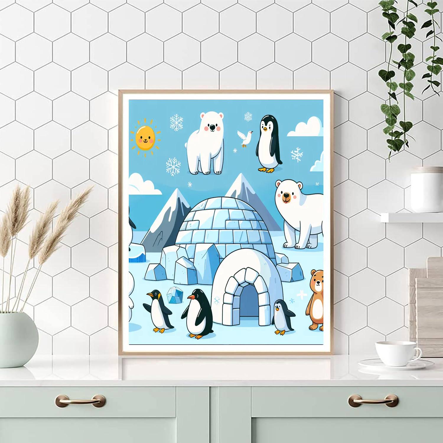 Arctic Explorer's Dream Paint By Numbers