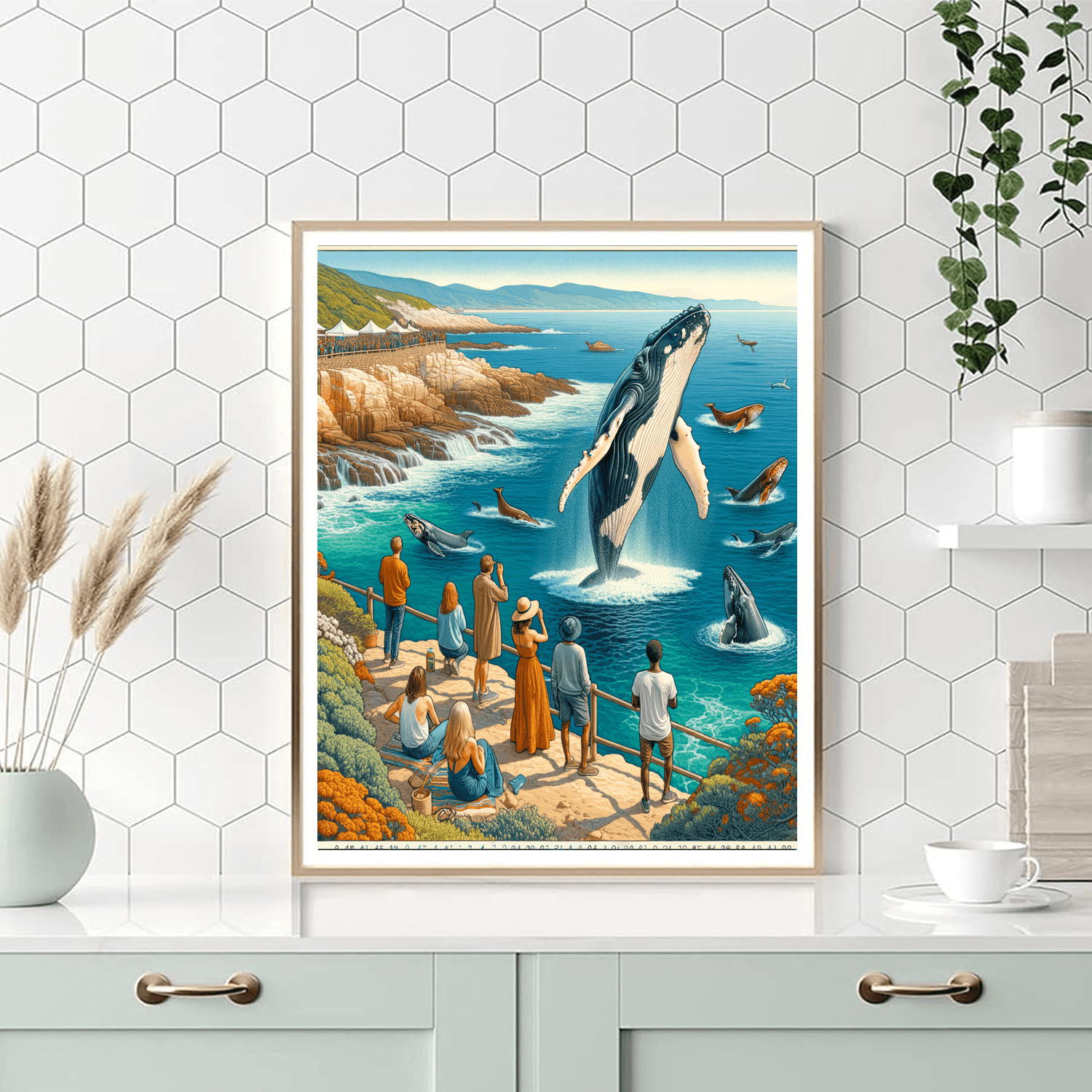 Hermanus Whale Festival - Hermanus, South Africa Painting By Numbers Kit