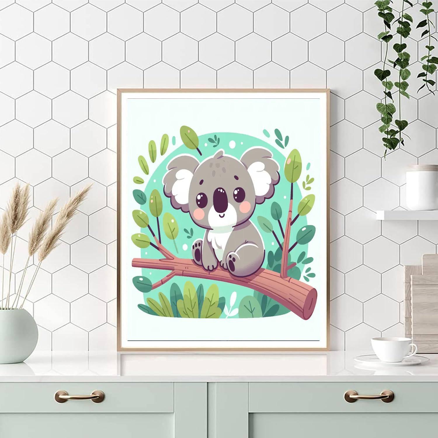 Jolly Koala Adventure Painting By Numbers Kit