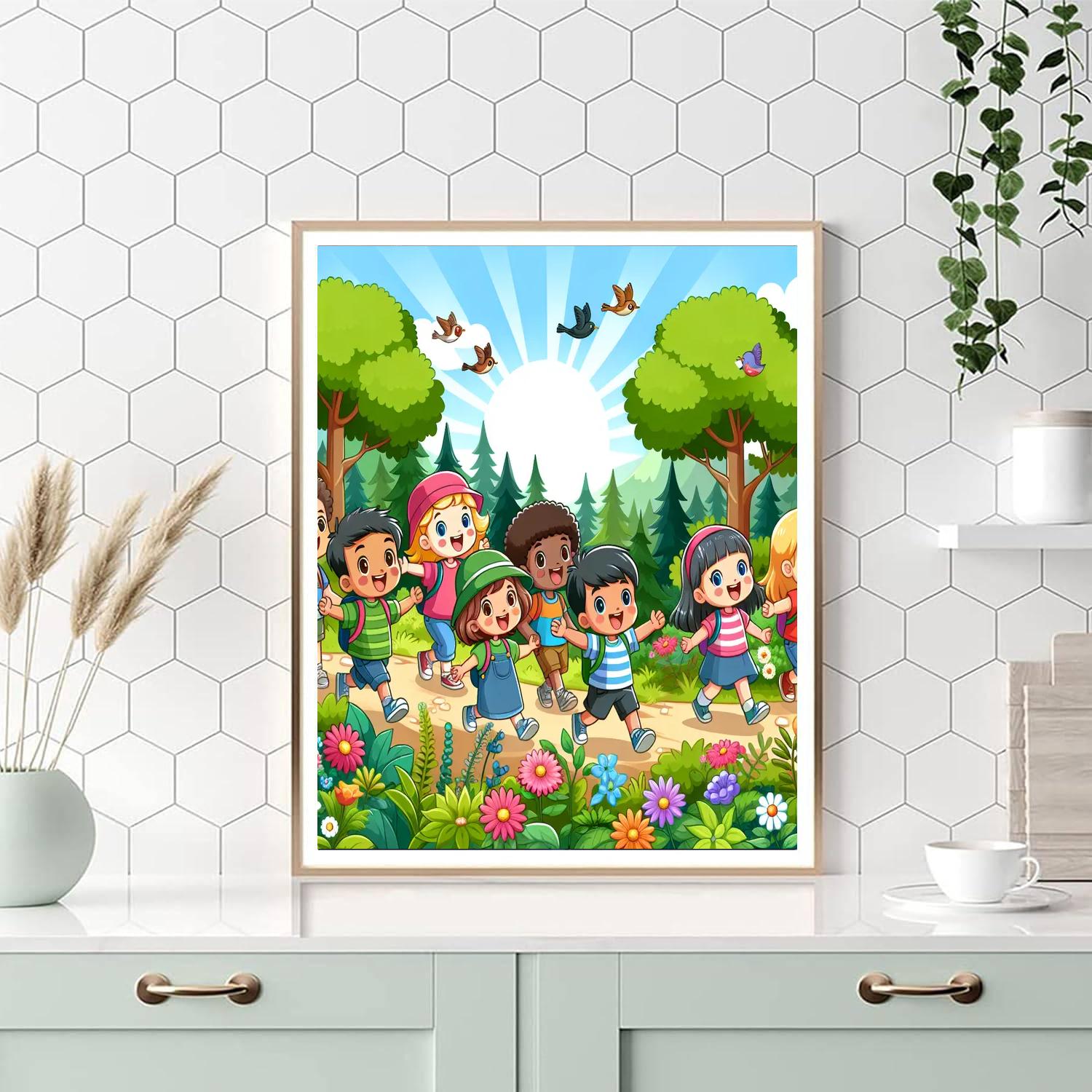 Exciting Outdoor Adventures Numbered Painting Kits