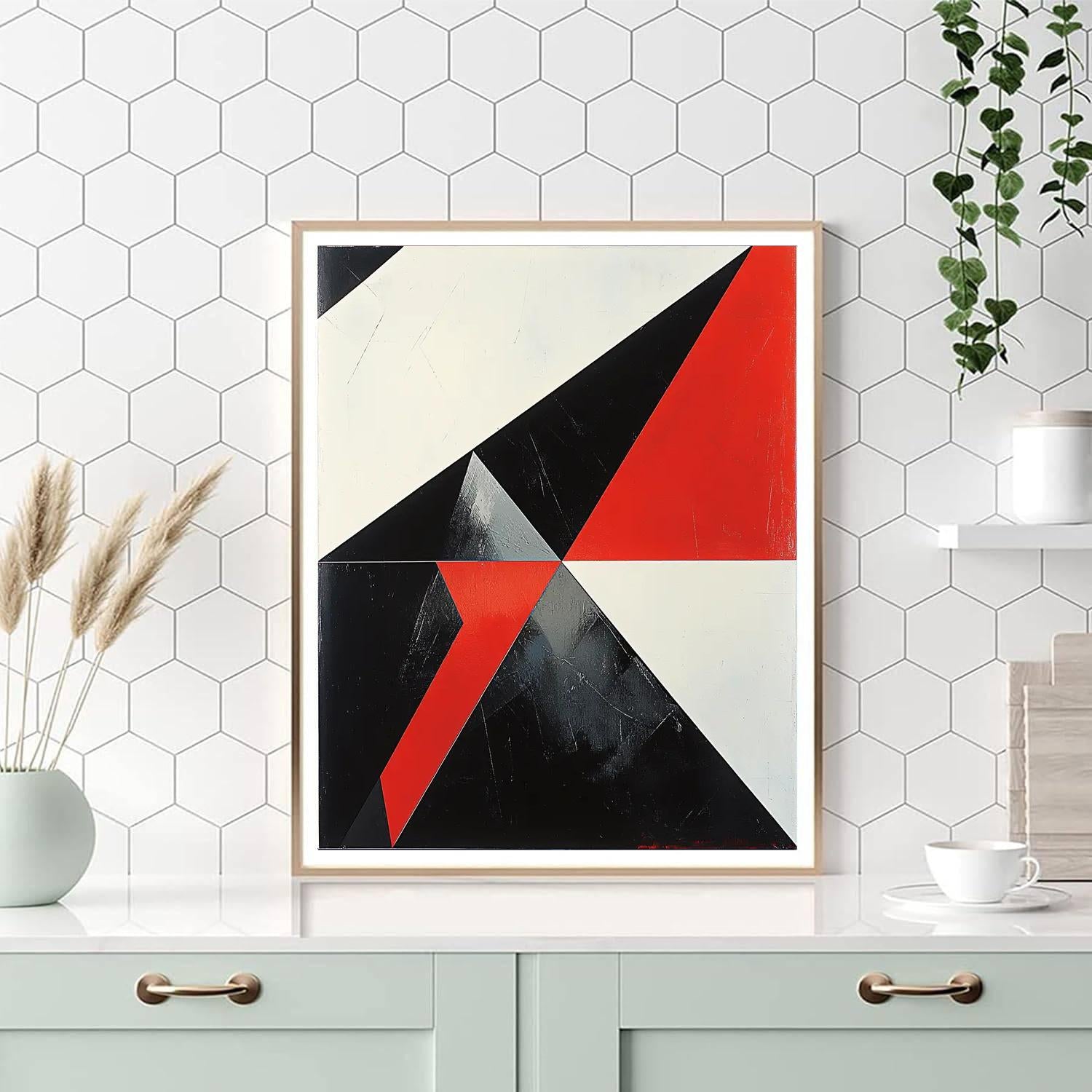 Kazimir Malevich Inspired Abstract Navigation  Paint By Color