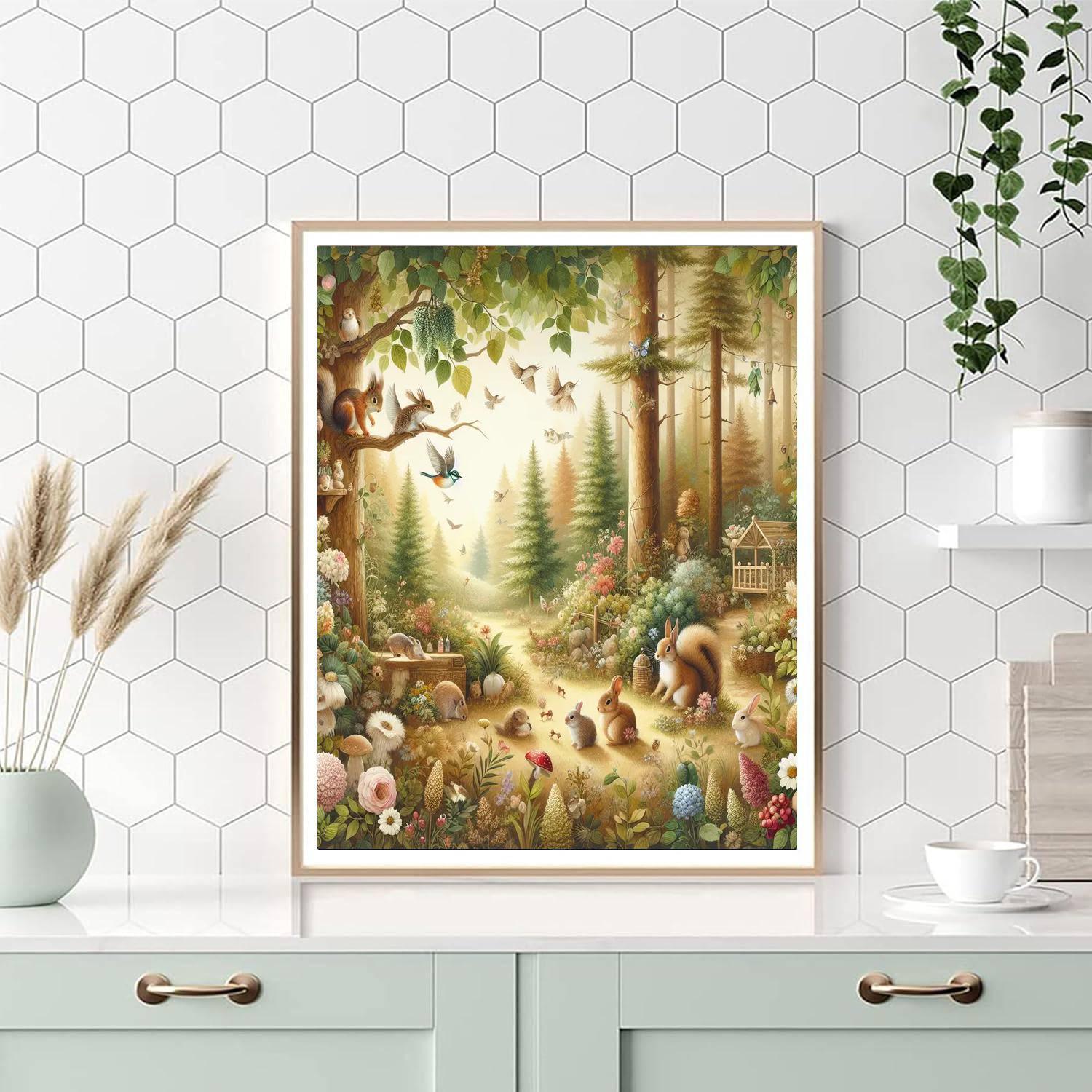 Charming Little Critters Paint By Numbers