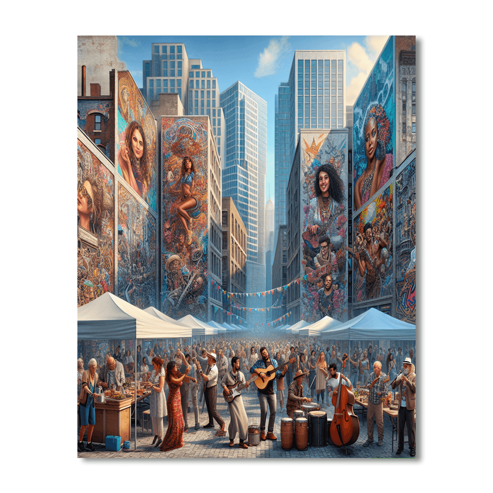 International Festival Of Street Art Paint By Color