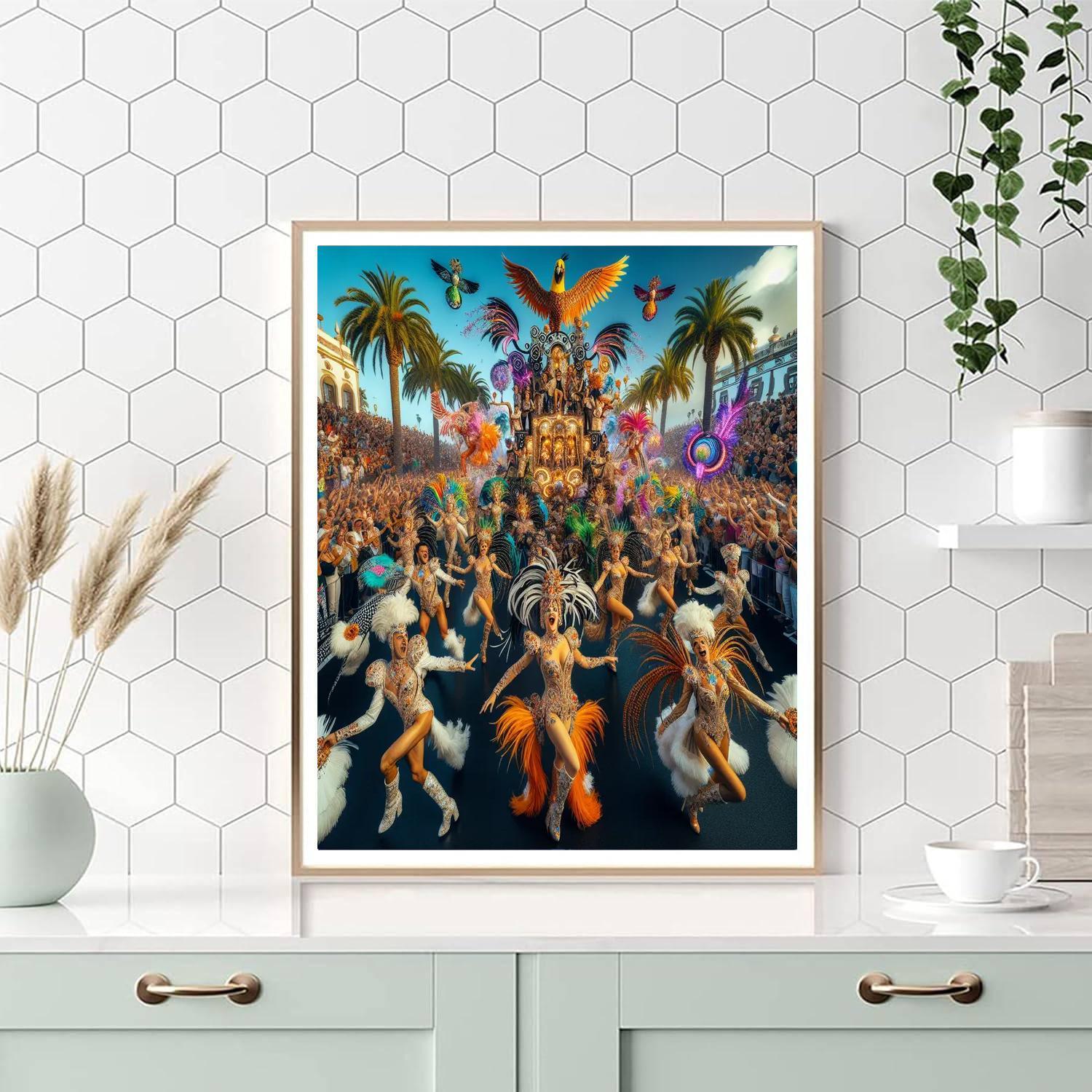 Tenerife Carnival - Spain Painting Number Kit