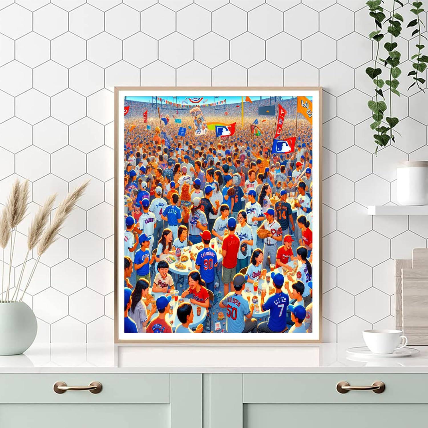 Tampa Bay Rays Fan Fest Paint By Color