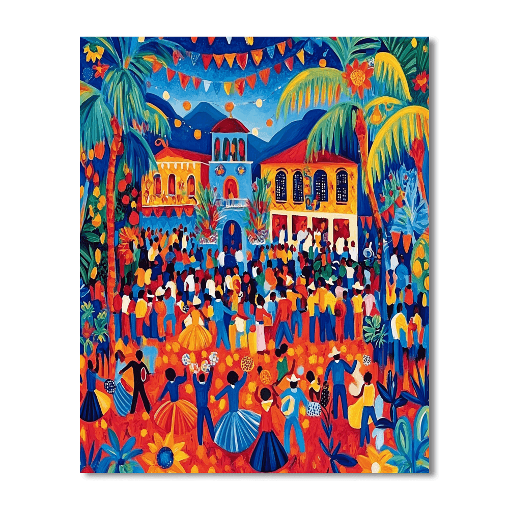 Diego Rivera Inspired Cultural Echoes  Paint By Numbers