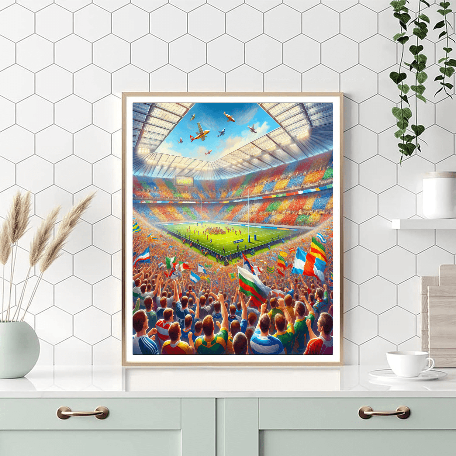 Rugby World Cup - Various Countries Number Painting