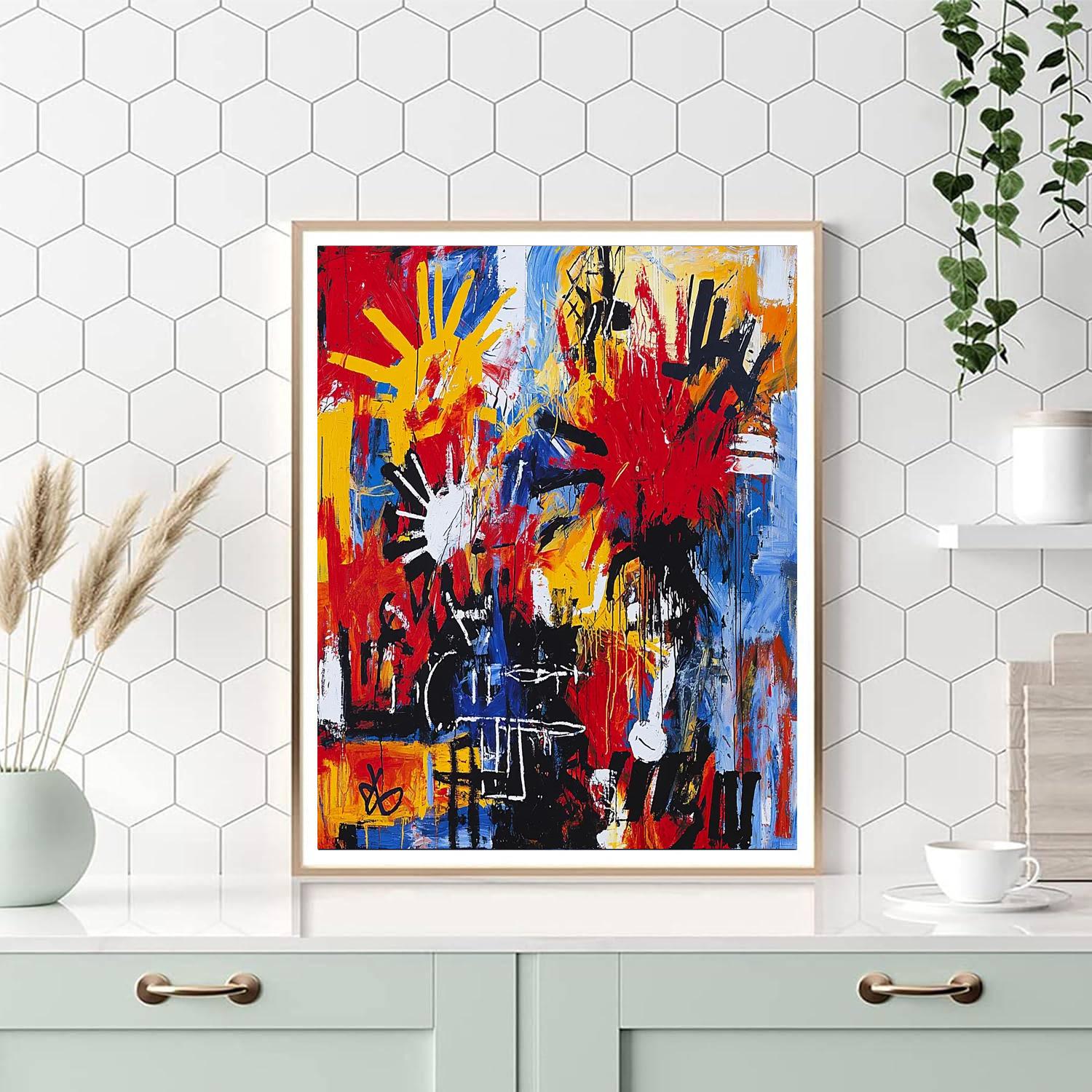 Jean-Michel Basquiat Inspired Awakening Visions  Paint By Numbers