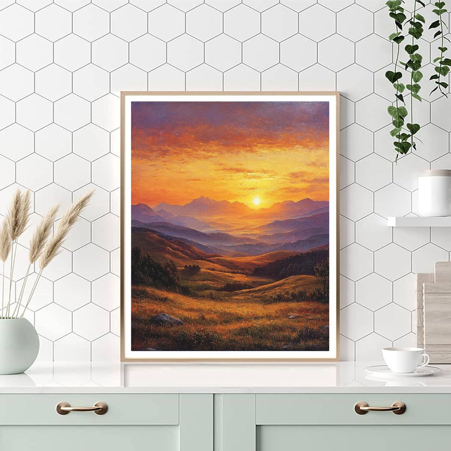 Caspar David Friedrich Inspired Timeless Wanderlust  Paint By Numbers