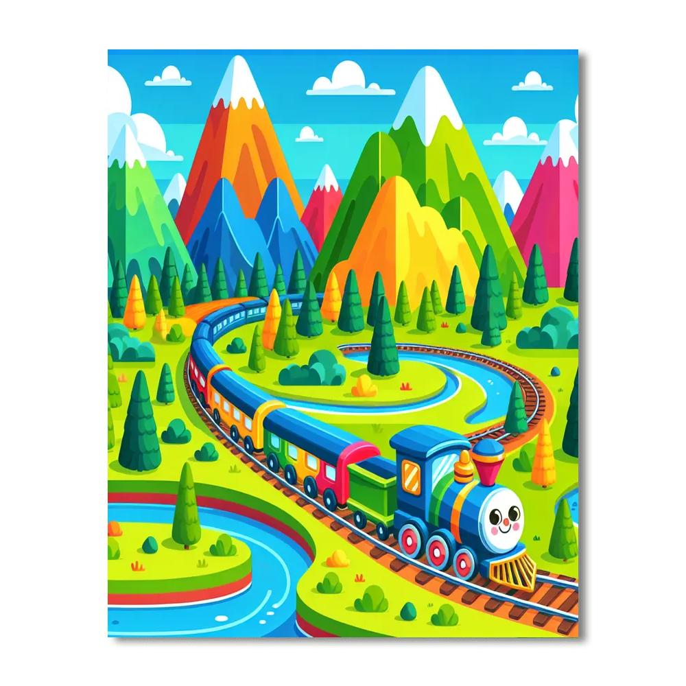 Railway Journey Adventure Paint By Number