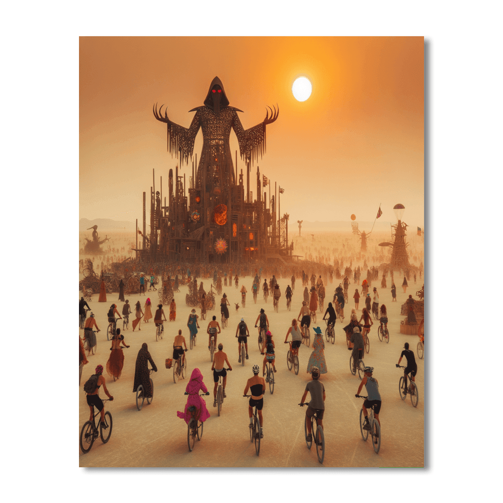 Burning Man - Usa Paint By Numbers Kits