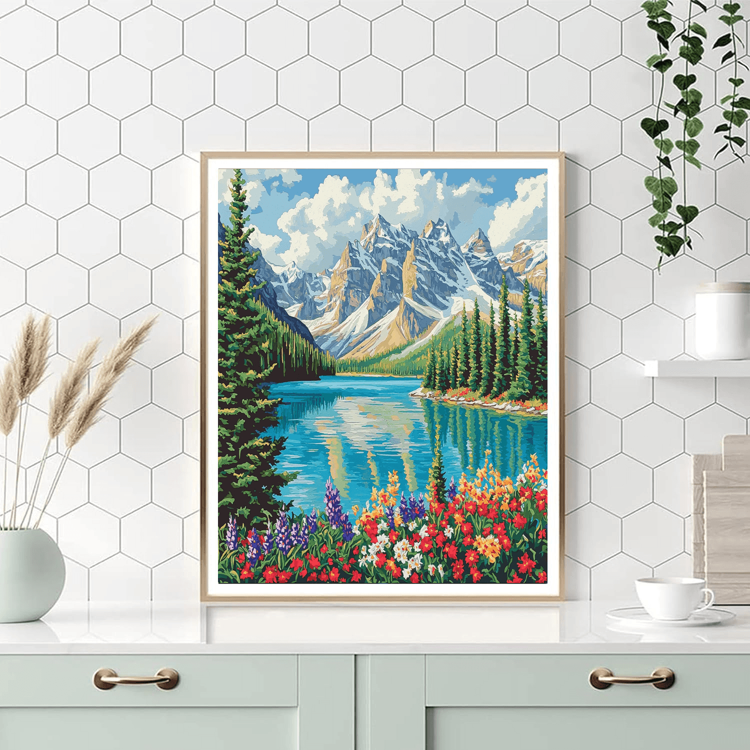 Moraine Lake Paint By Numbers