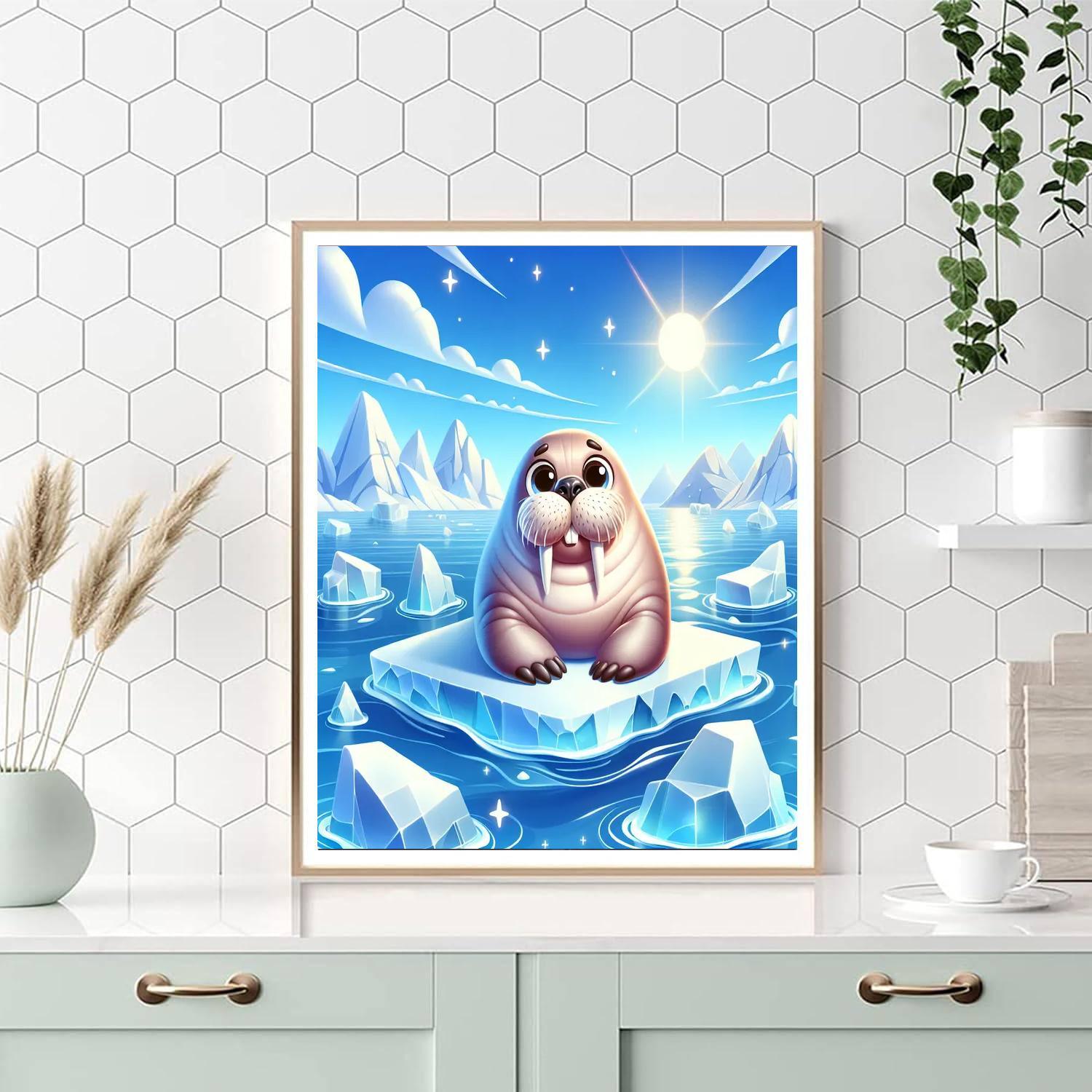 Wonderful Walrus Numbered Painting Kits