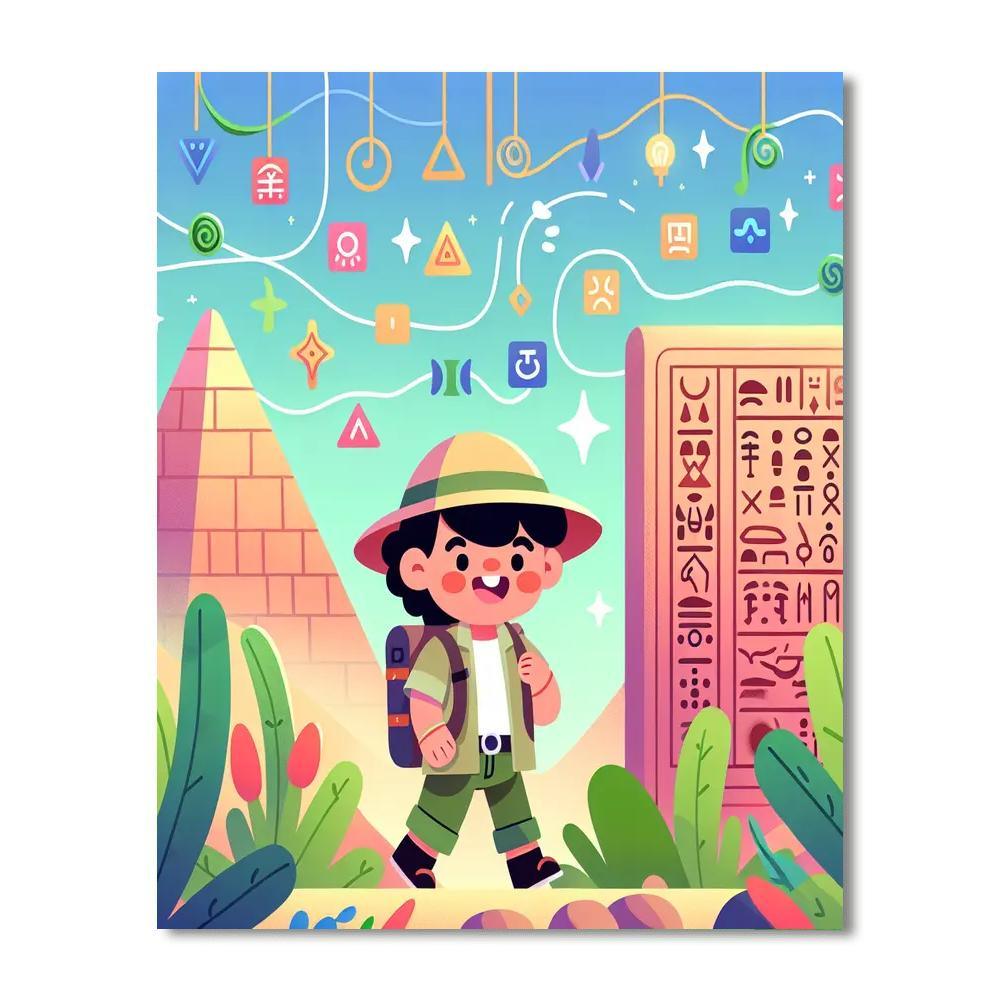 Mystery Of The Enchanted Ruins Paint By Numbers Kits