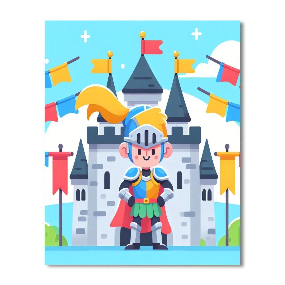 Medieval Kingdom DIY Paint By Numbers