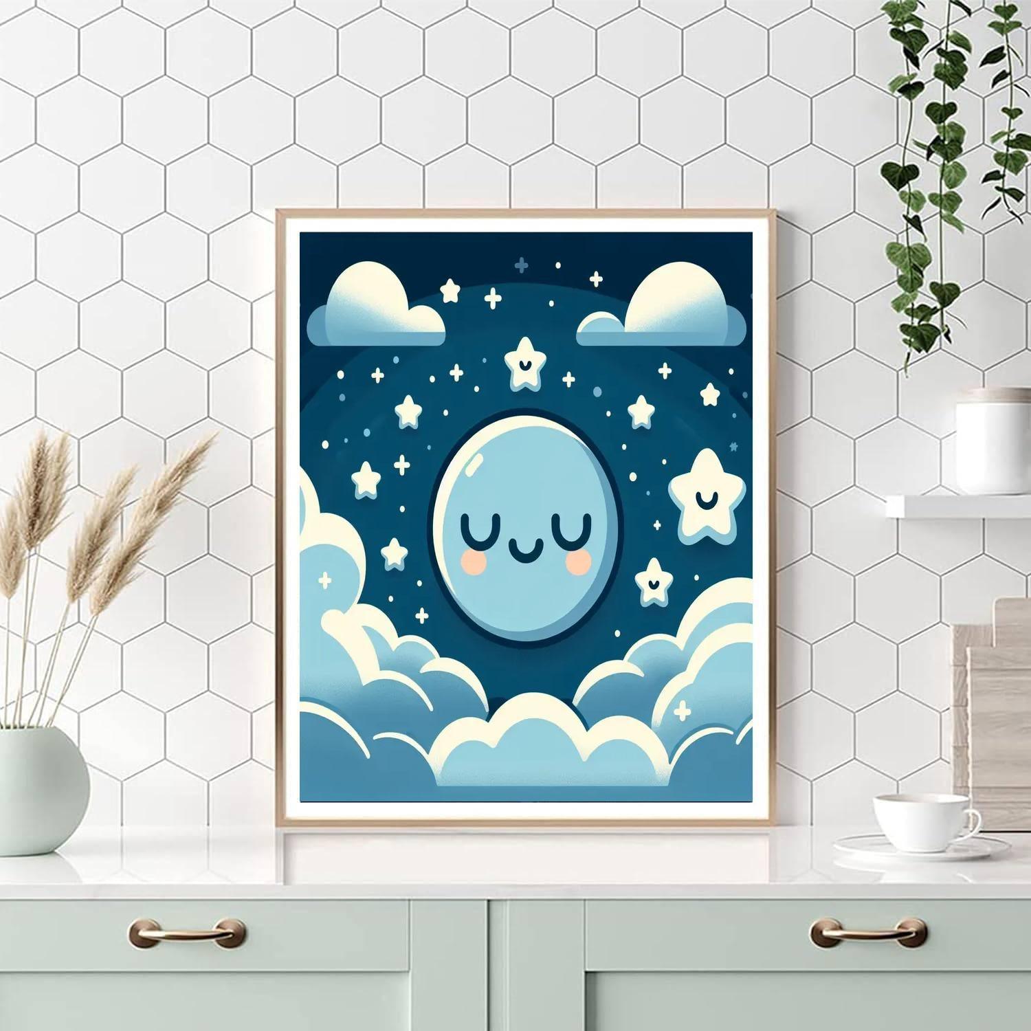 Starry Skies And Sweet Dreams Painting Number Kit