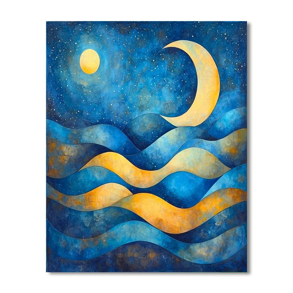 Paul Klee Inspired Cosmic Echoes  Numbered Painting Kits