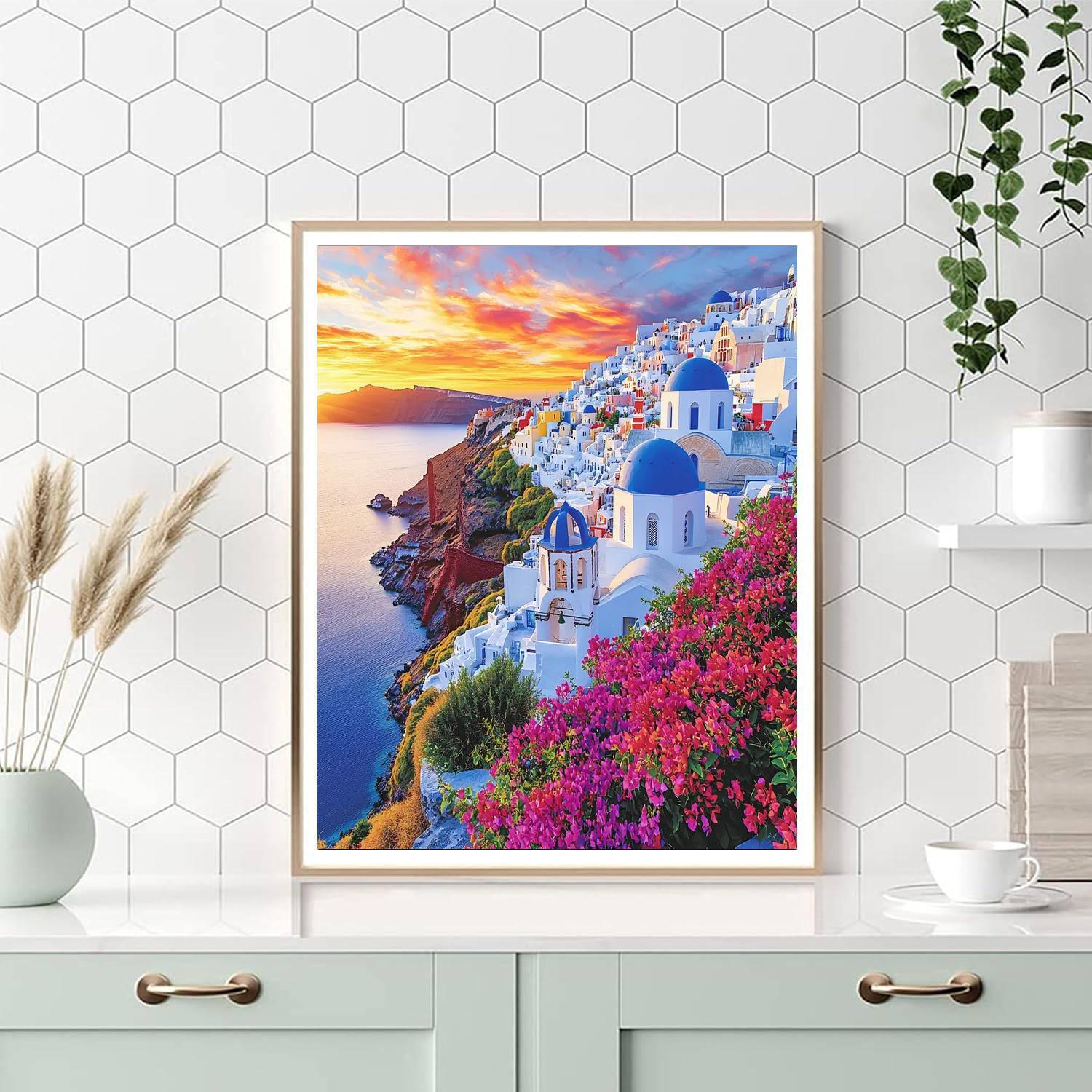 Oia Village - Santorini Paint By Number