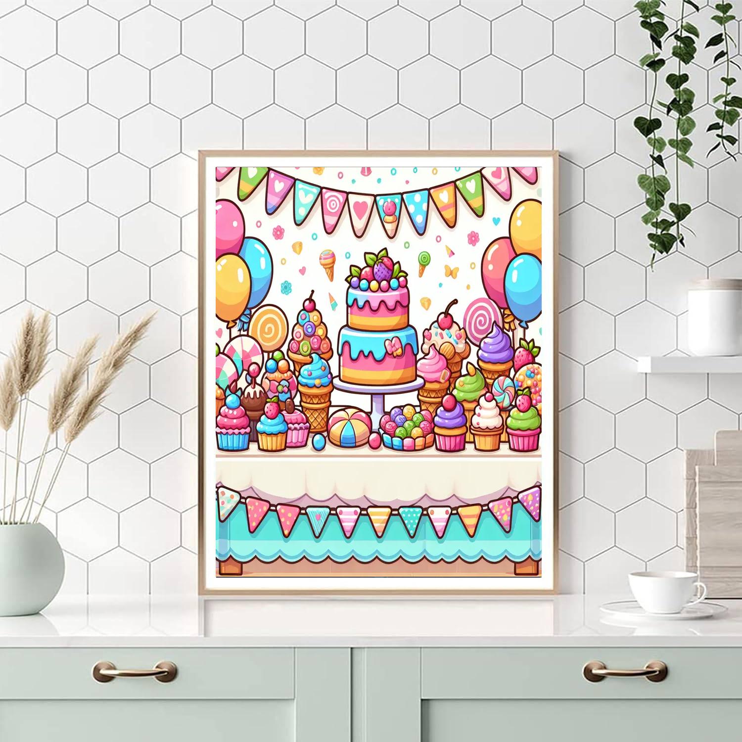 Sweet Sweets Number Painting