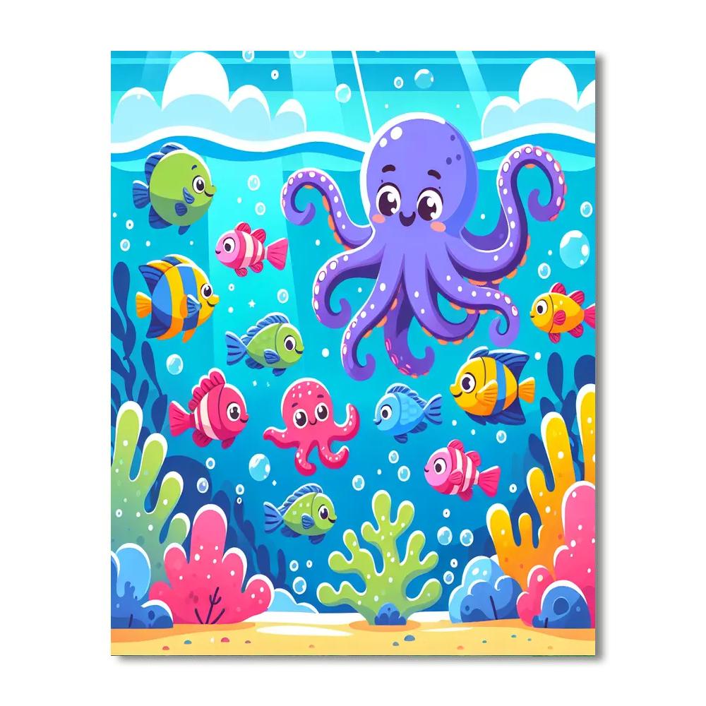 Explore The Deep Sea Paint By Numbers