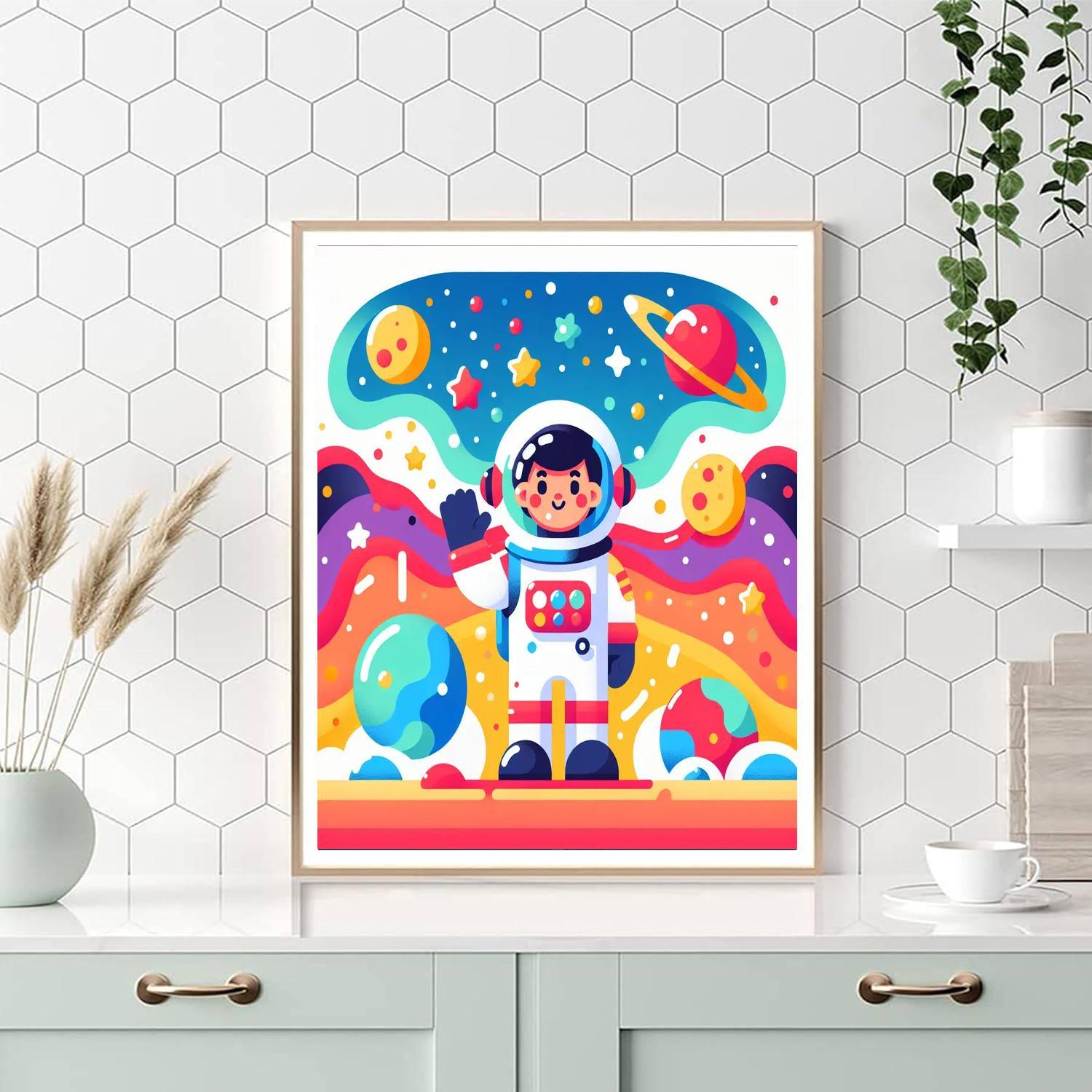 Galactic Explorer's Adventure Paint By Numbers Kits