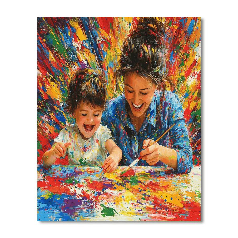 The Colors Of Togetherness Number Painting