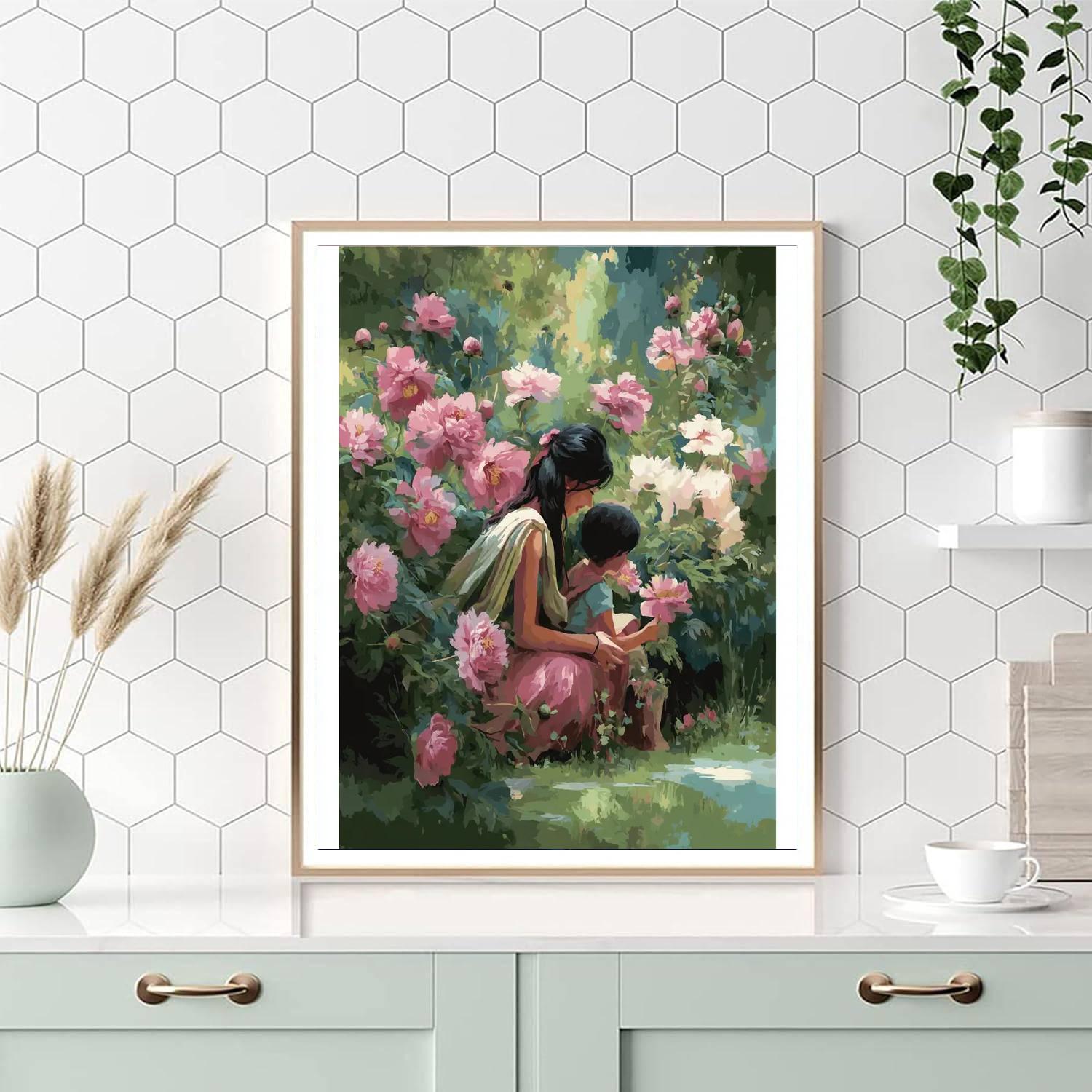 Tender Blooms DIY Paint By Numbers