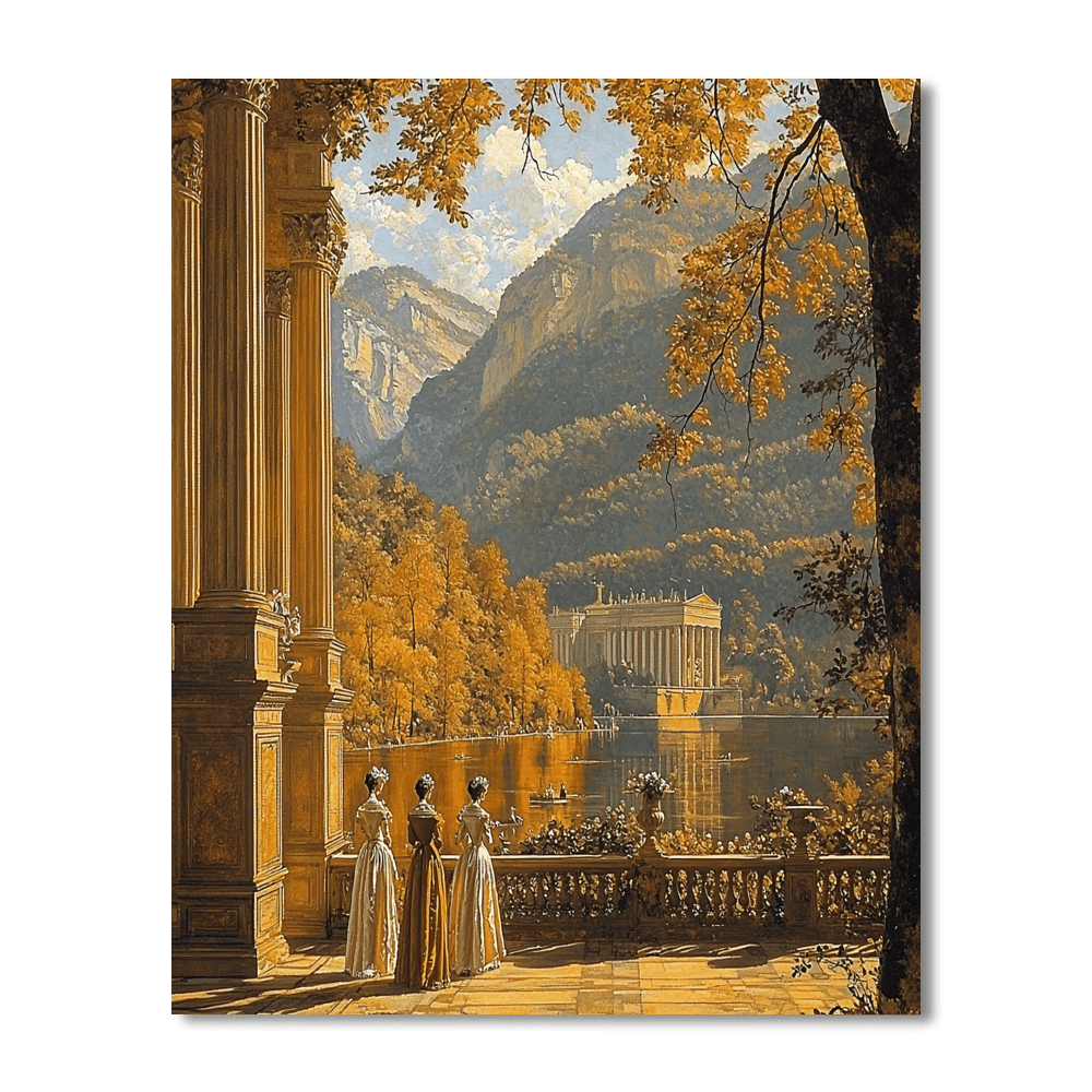 Jean-Auguste-Dominique Ingres Inspired Reflections Of History  Paint By Numbers Art