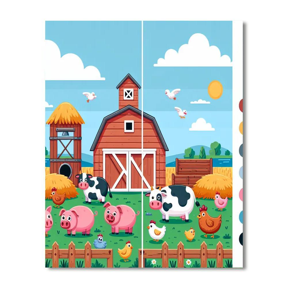 Farmyard Friends Celebration Paint By Number