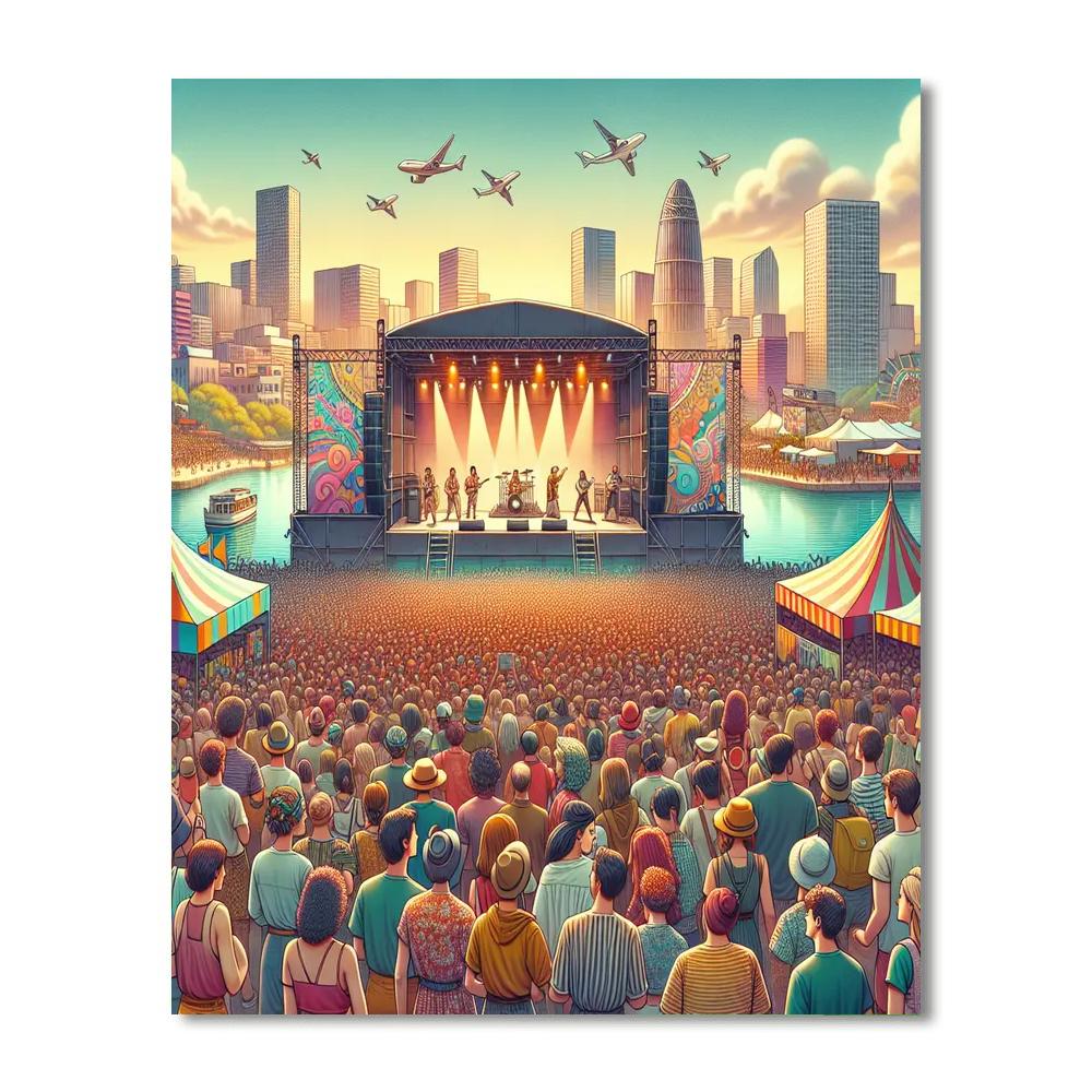 Primavera Sound Numbered Painting Kits