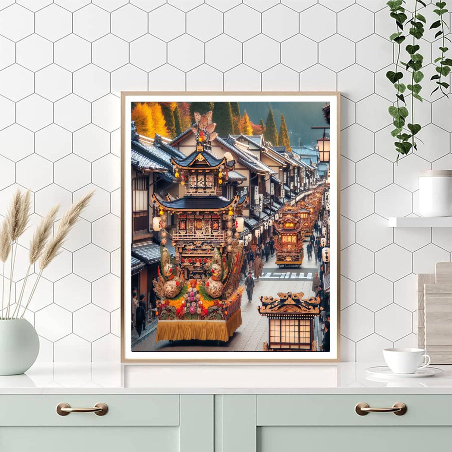 Gion Yatai Kaikan - Takayama Numbered Painting Kits