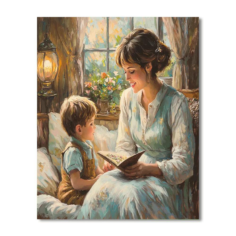 Mom's Cuddle Corner Painting Number Kit