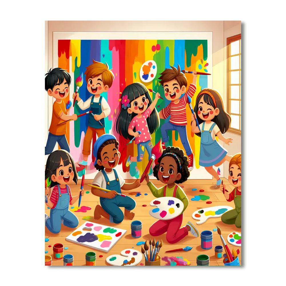 Harmony In Hues Hideaway Numbered Painting Kits