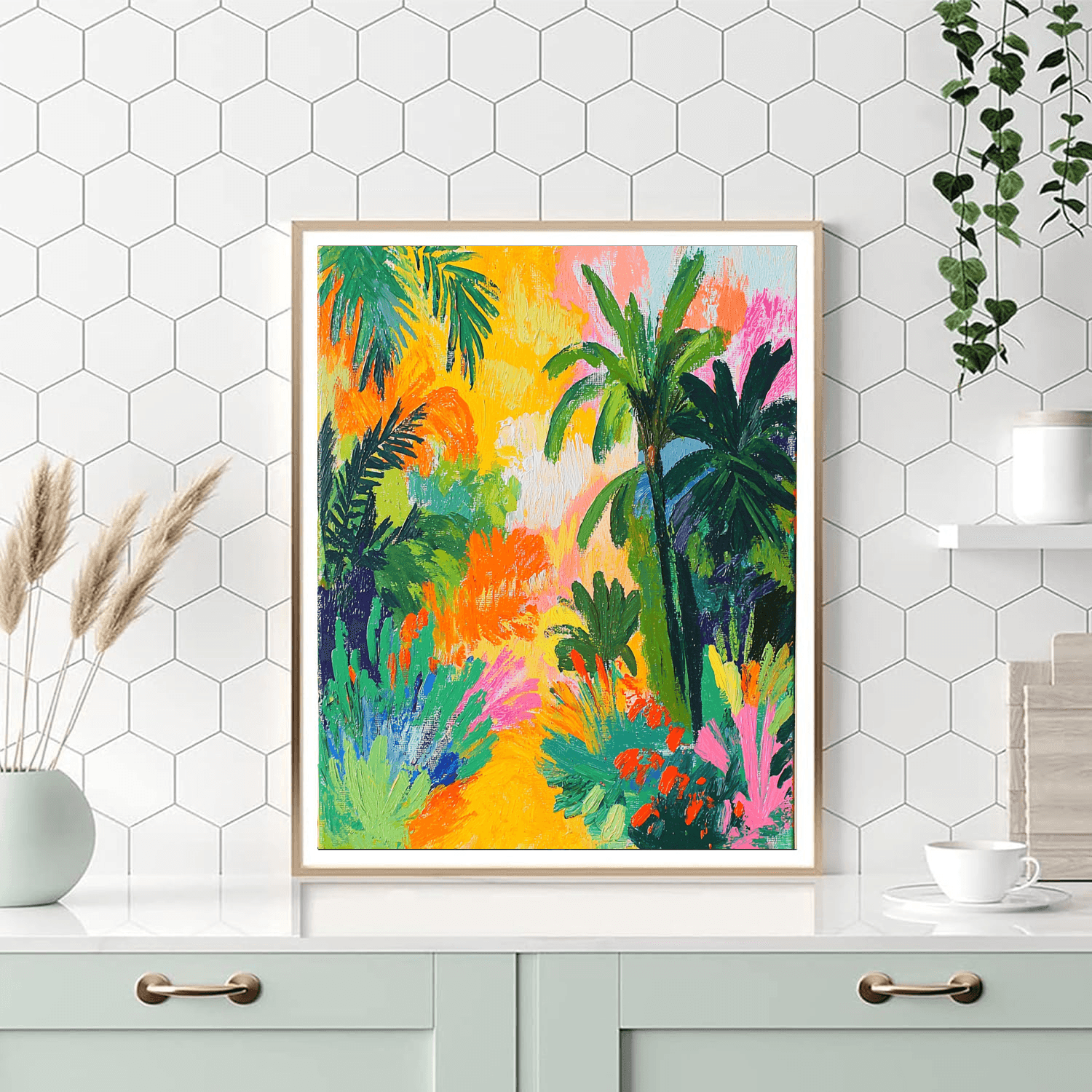 Henri Matisse Inspired Matisse's Tropical Vista  Paint By Numbers Kits