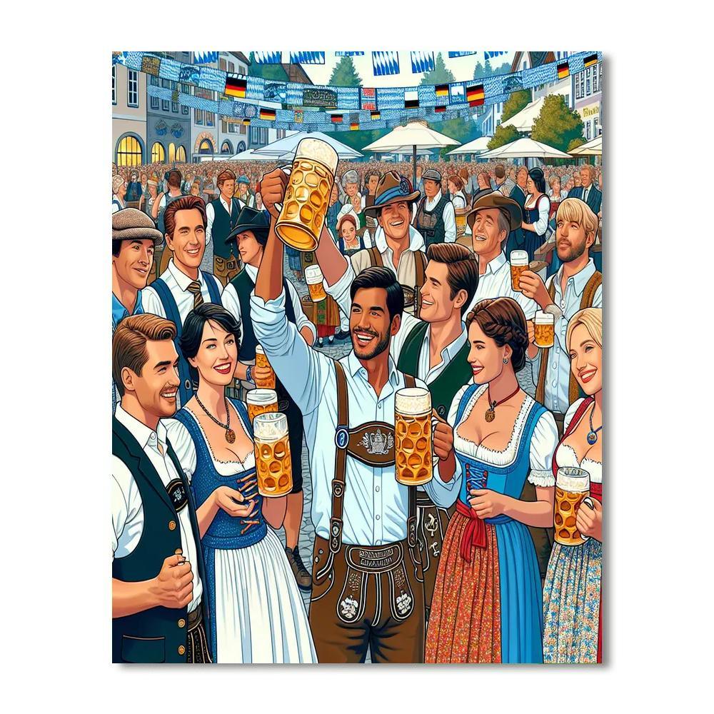 Oktoberfest Blumenau - Brazil DIY Paint By Numbers