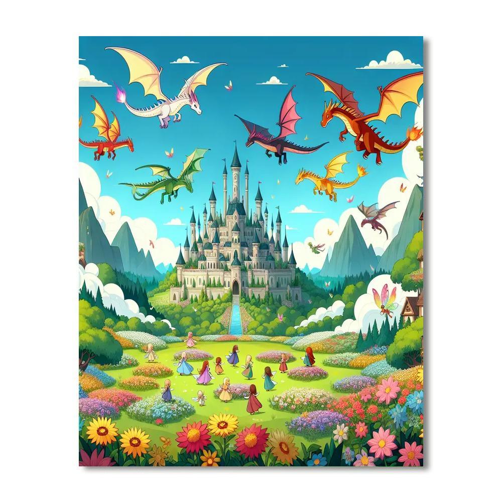 Journey Through Enchantment Paint By Numbers Art