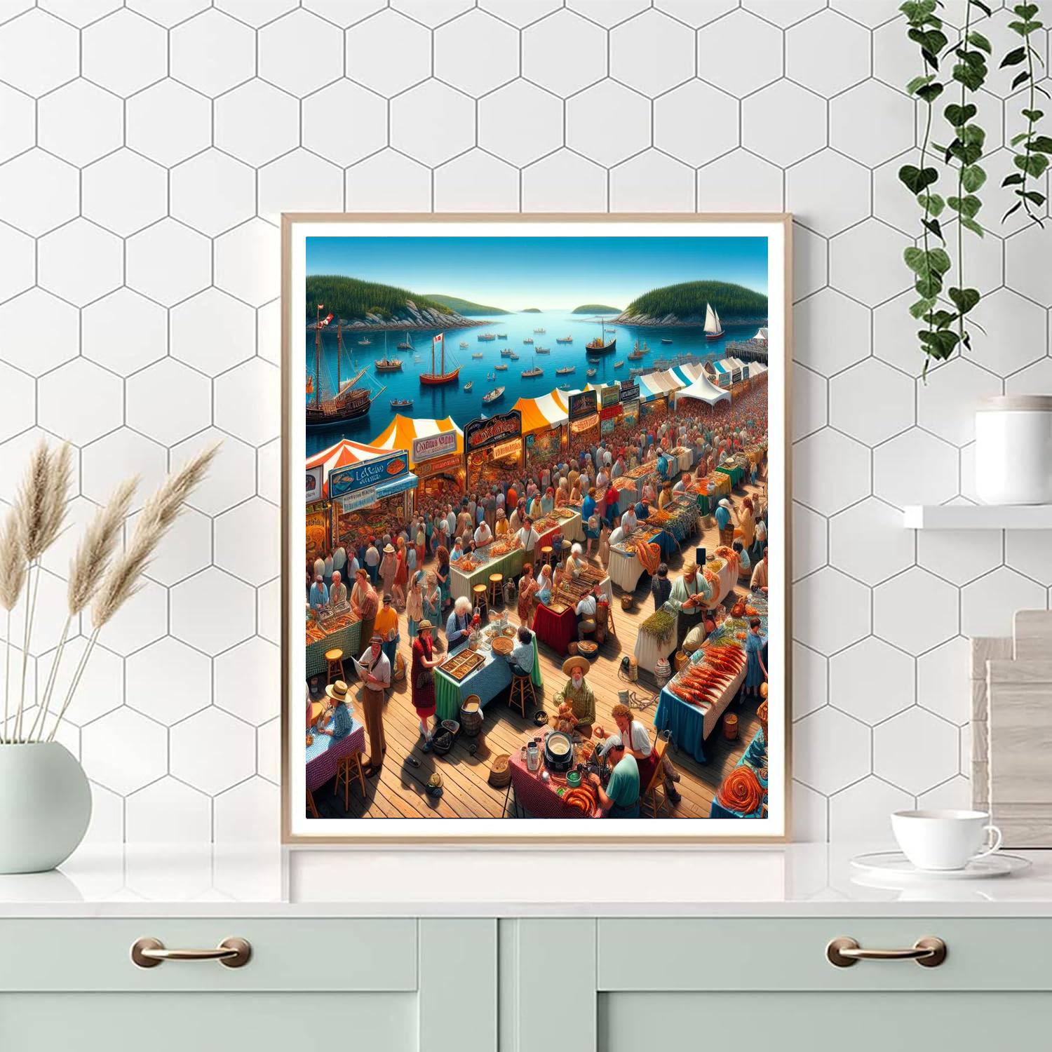 The Festival Of Seas - Canada Painting By Numbers Kit