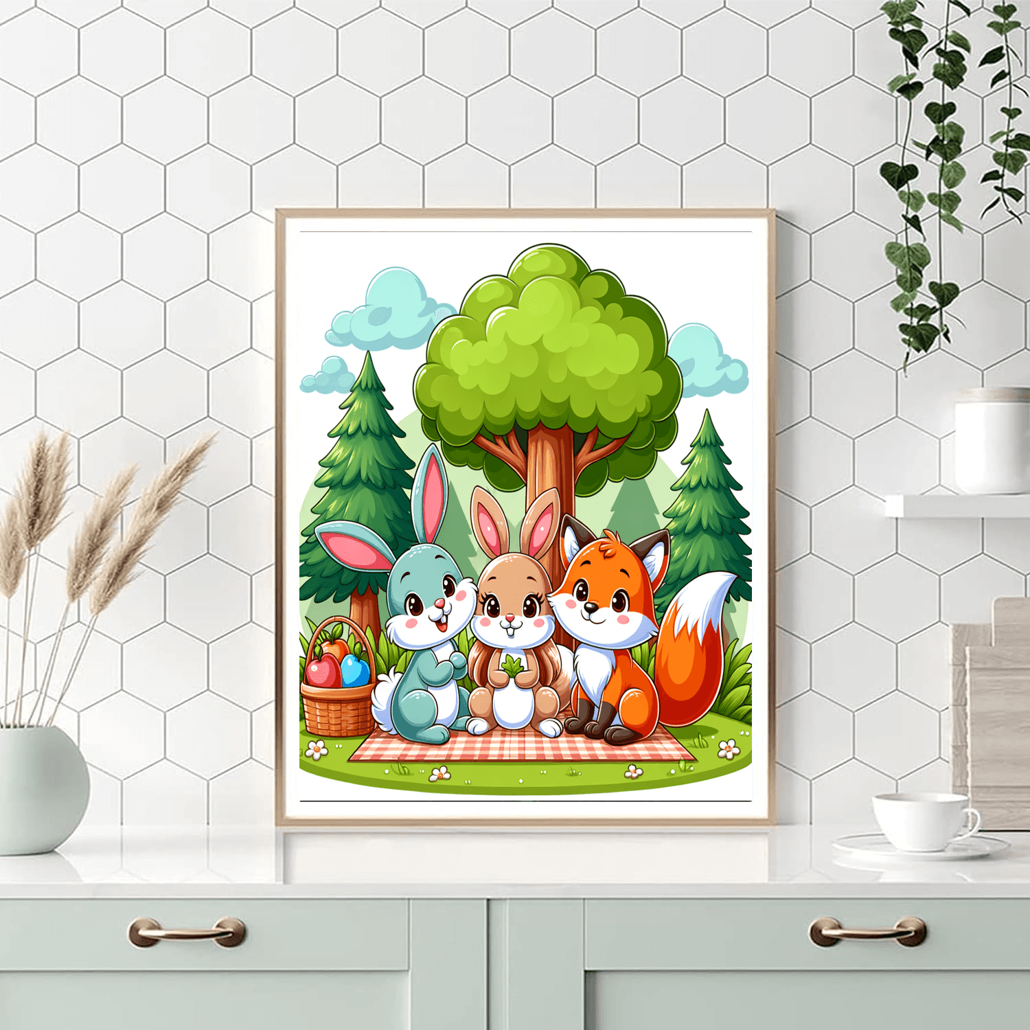 Joyful Forest Friends Paint By Color