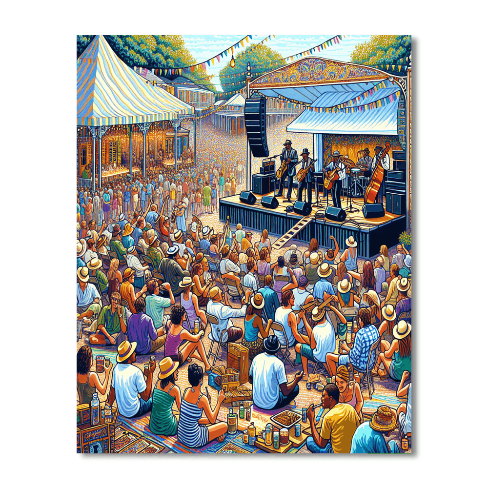 Jazz And Heritage Festival - United States DIY Paint By Numbers