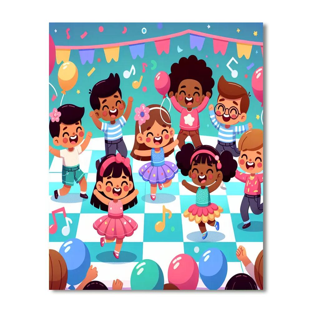 Doodle Dance Party Numbered Painting Kits