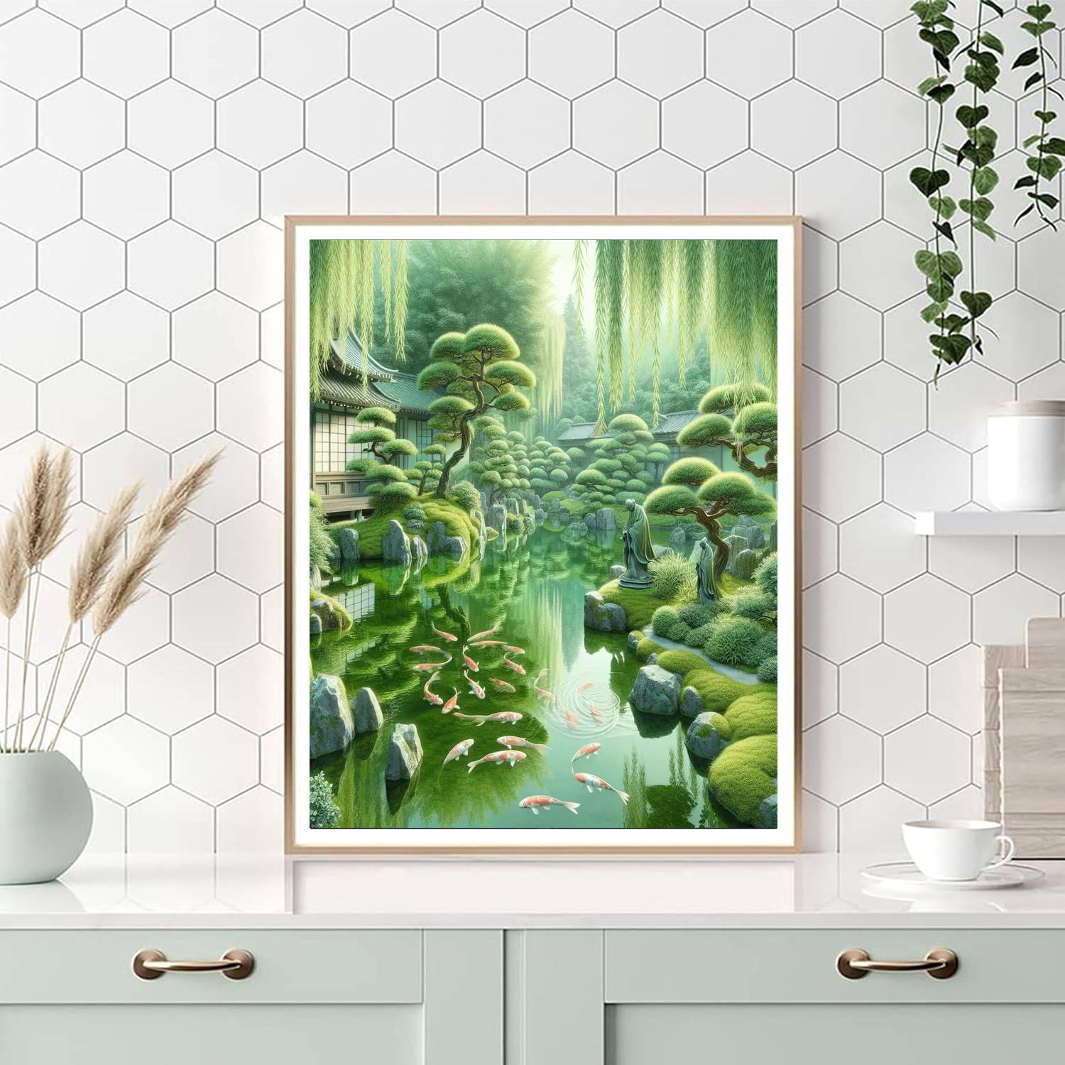 Serene Japanese Retreat Paint By Number