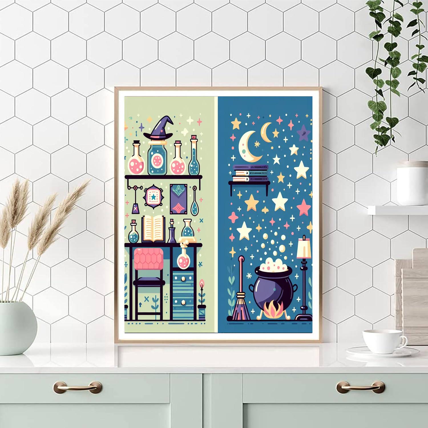 Wizard Workshop Paint By Numbers Art