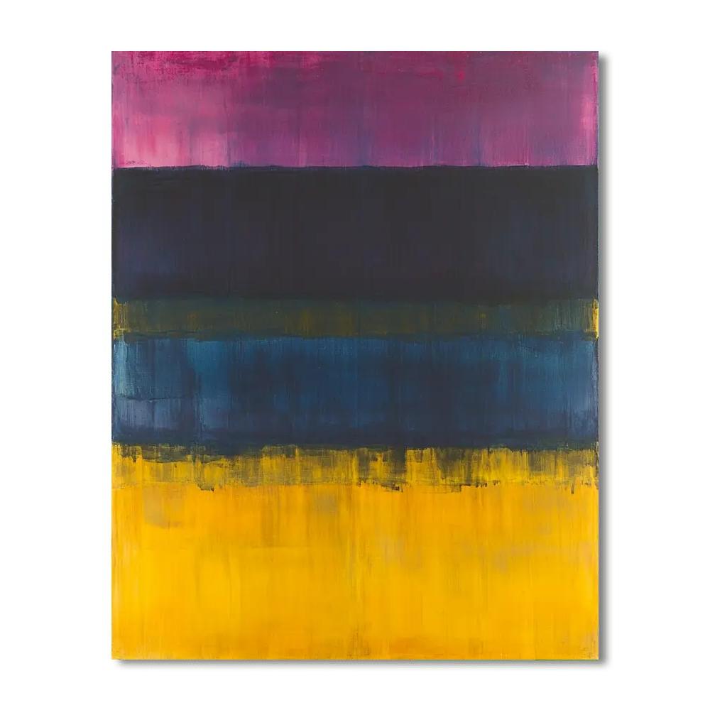 Mark Rothko Inspired Temporal Shift  Paint By Numbers