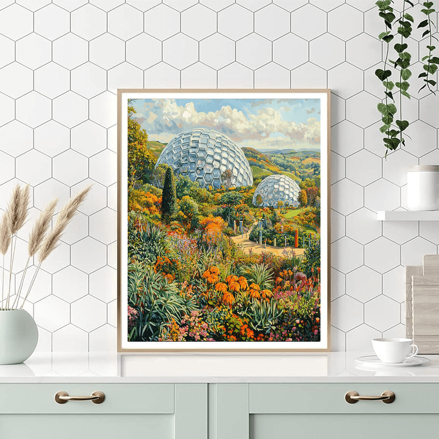 The Eden Project - Cornwall Painting Number Kit