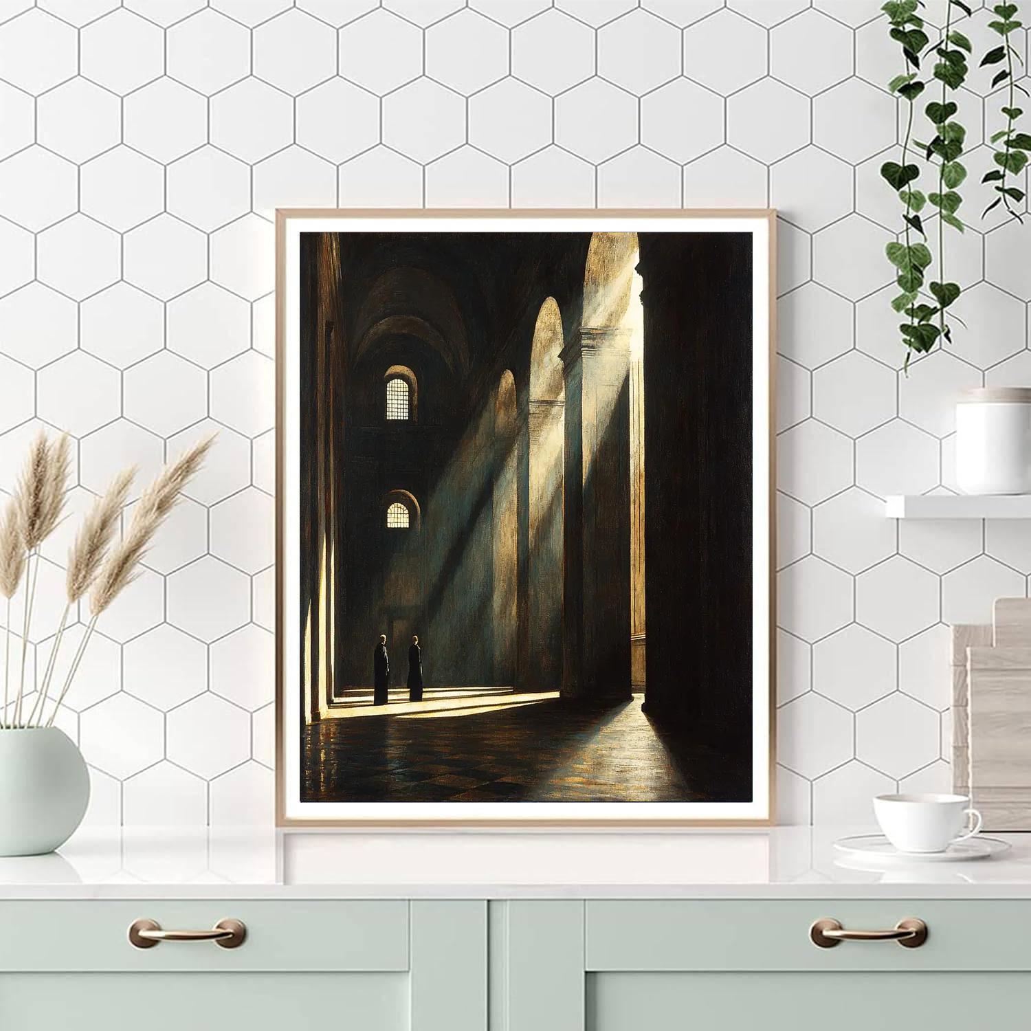 Caravaggio Inspired Shadows Of Revelation  Paint By Color